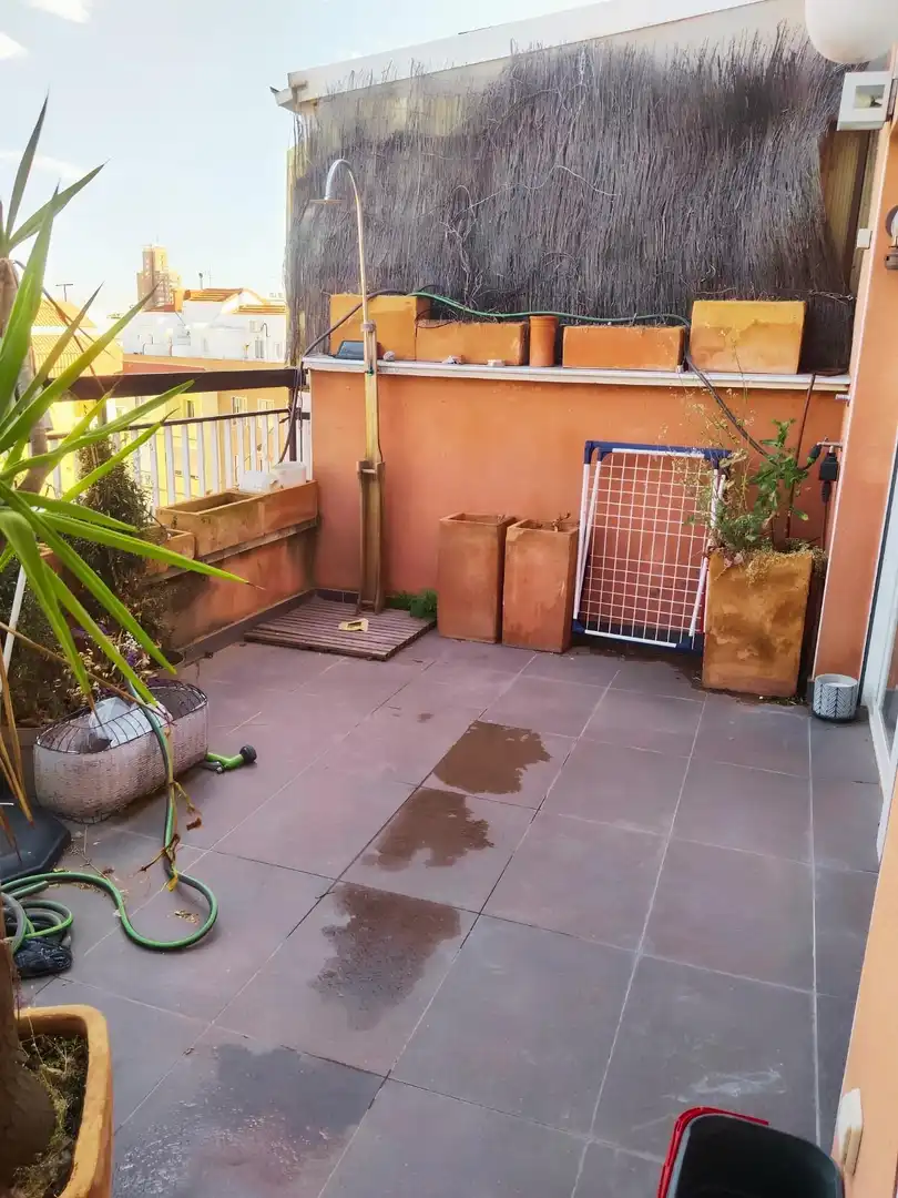 Terrasse von Dachboden zur Miete in Madrid mit Klimaanlage, Heizung und Terrasse