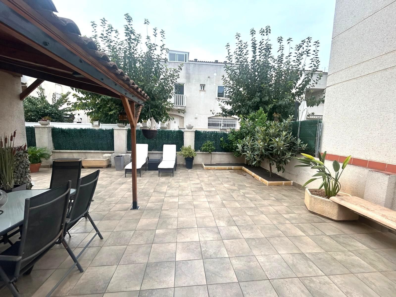 Terrace of Single-family semi-detached for sale in Vilanova i la Geltrú  with Heating, Parquet flooring and Terrace
