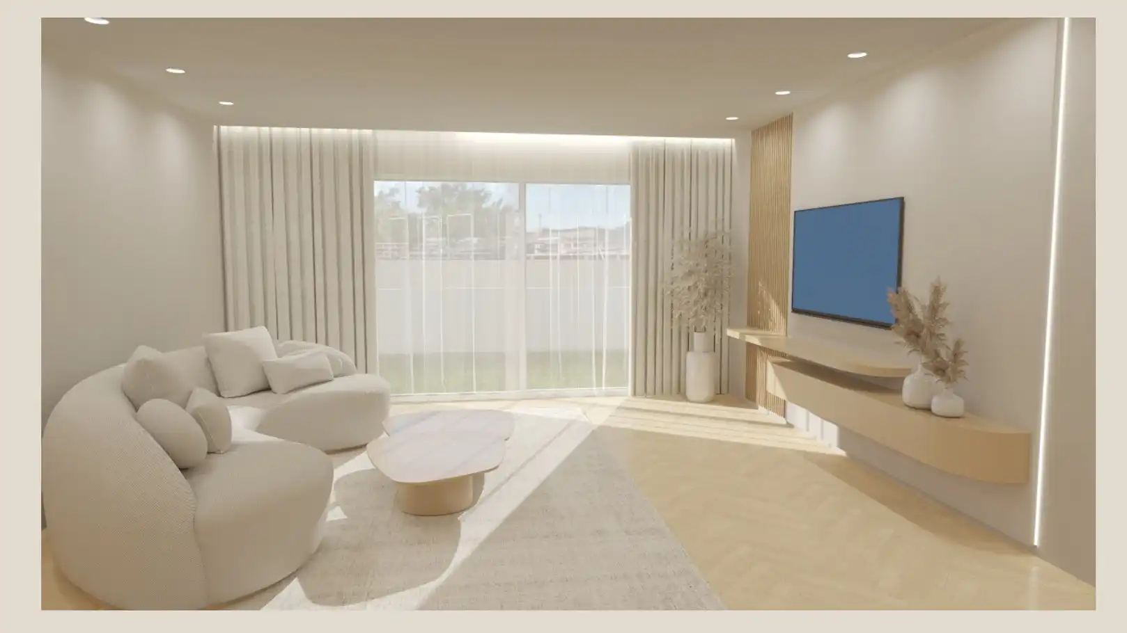 Sala de estar de Apartamento en venta en Jávea / Xàbia con Aire acondicionado, Terraza y Trastero