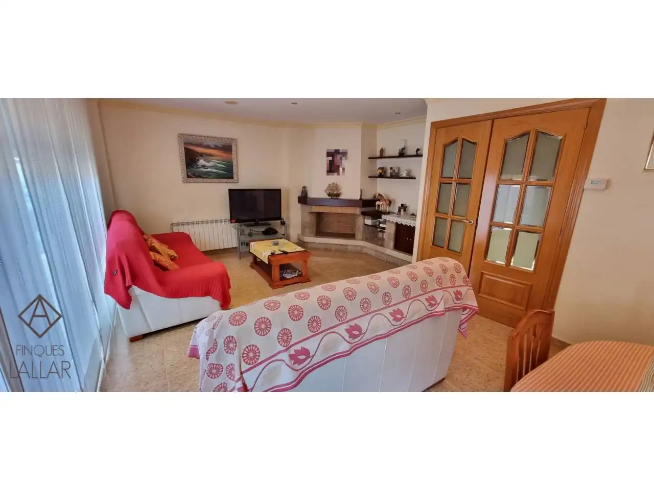 Sala de estar de Casa adosada en venta en Granollers con Calefacción, Jardín privado y Terraza