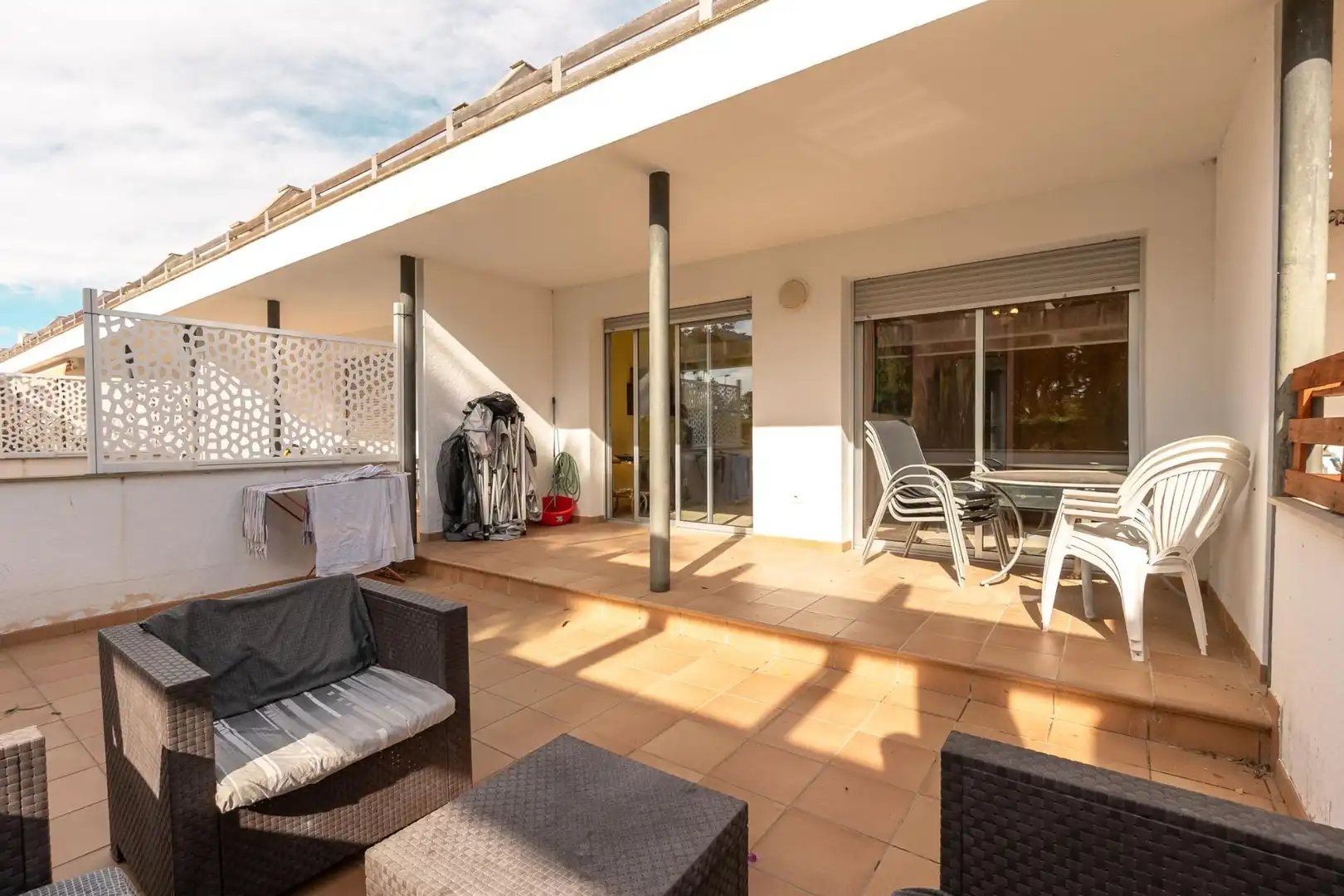 Terrassa de Casa o xalet en venda en Amposta amb Aire condicionat, Jardí privat i Terrassa