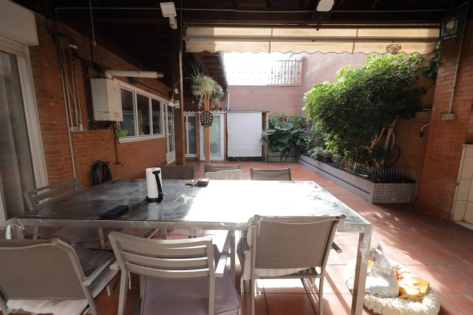 Terrassa de Casa adosada en venda en Sabadell amb Calefacció, Jardí privat i Terrassa