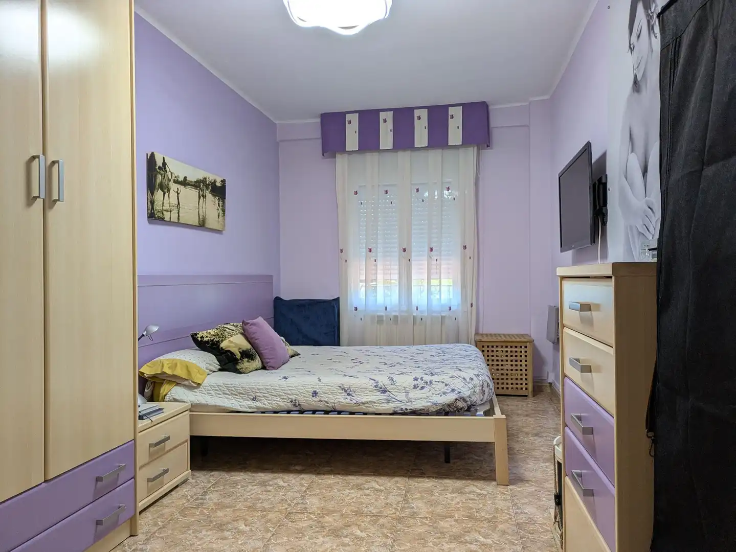 Bedroom of Flat for sale in Monzón  with Air Conditioner, Heating and Terrace
