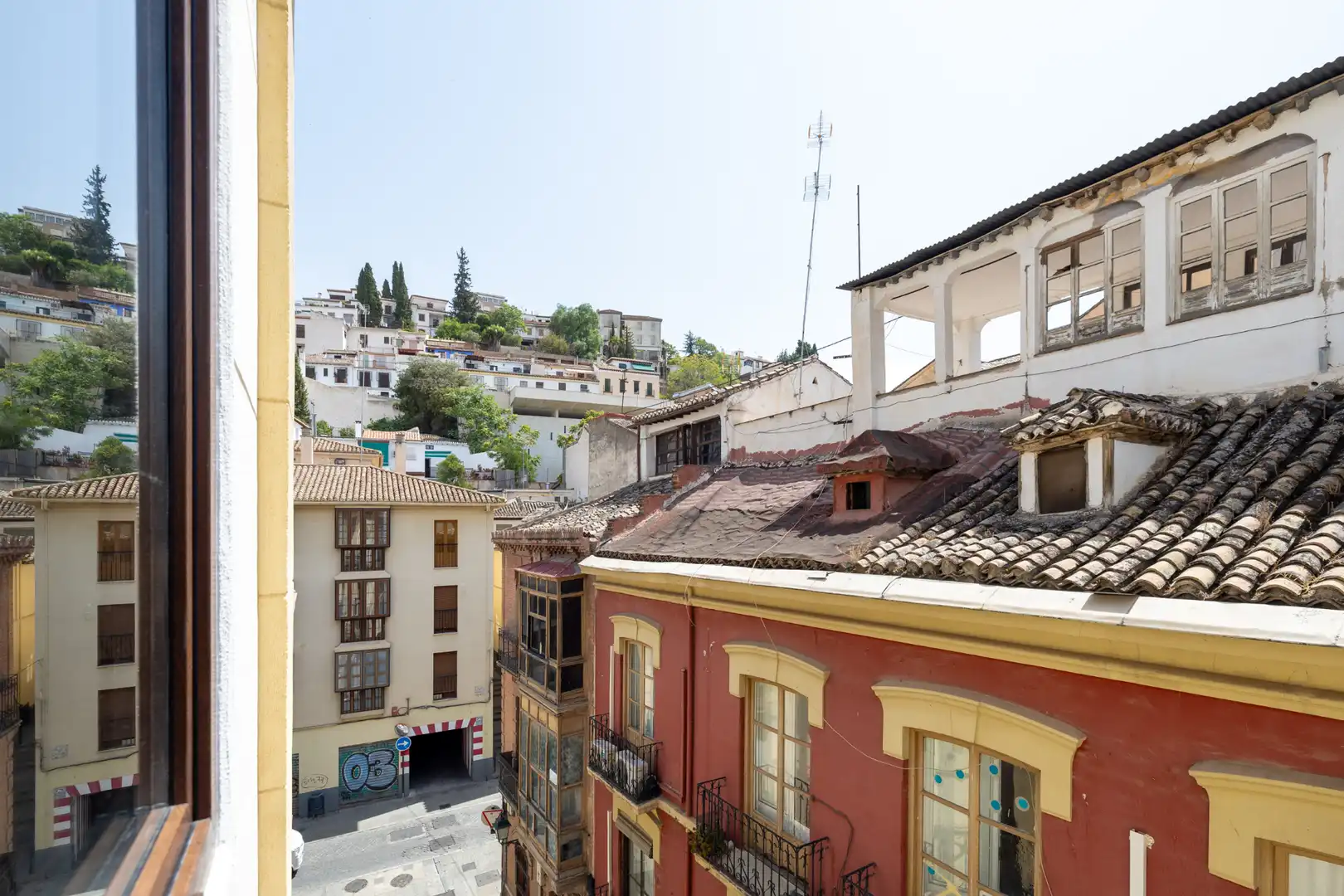 Exterior view of Flat for rent in Granada  with Heating and Furnished