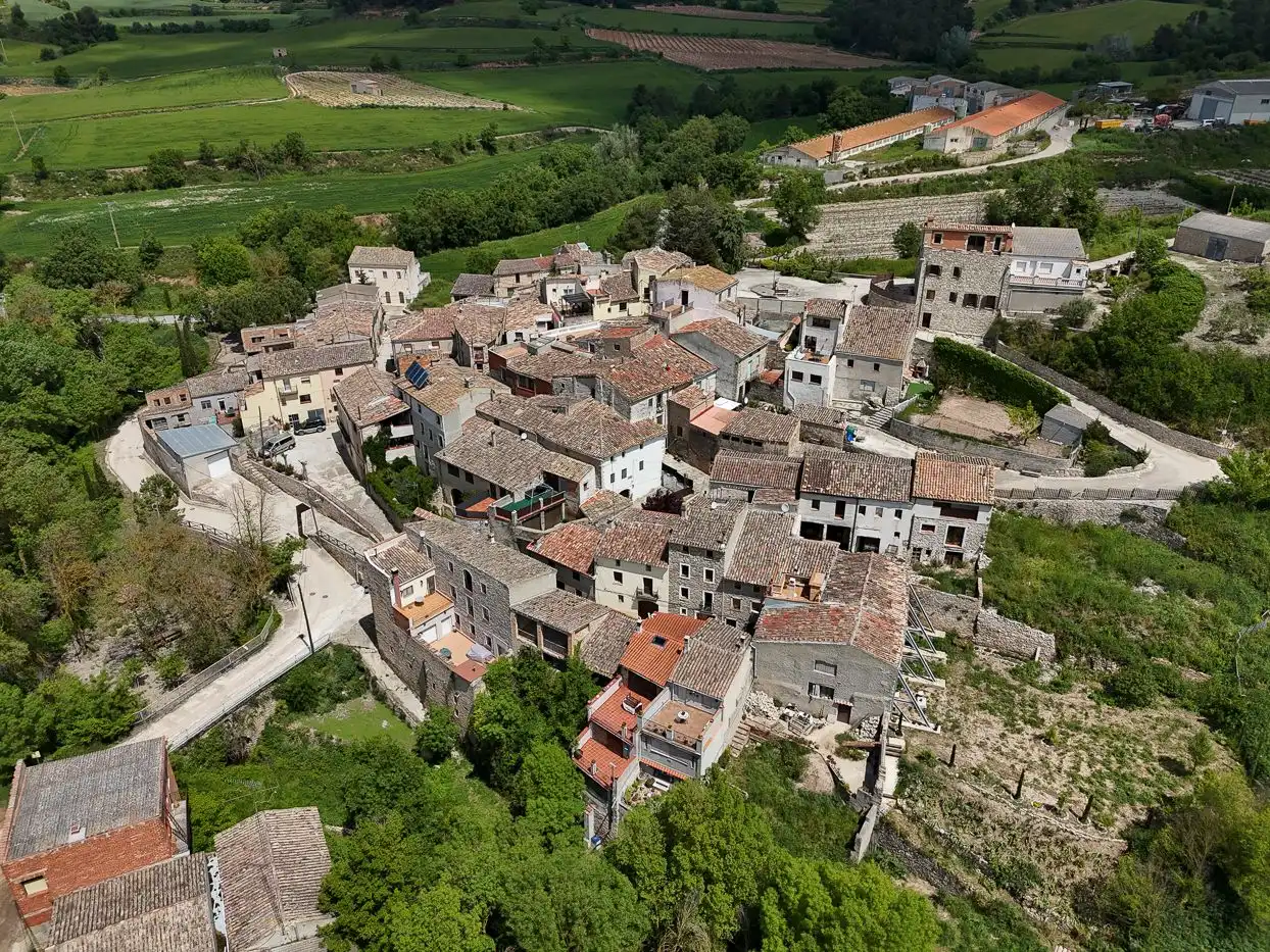 Vista exterior de Finca rústica en venda en Sarral amb Calefacció, Jardí privat i Terrassa