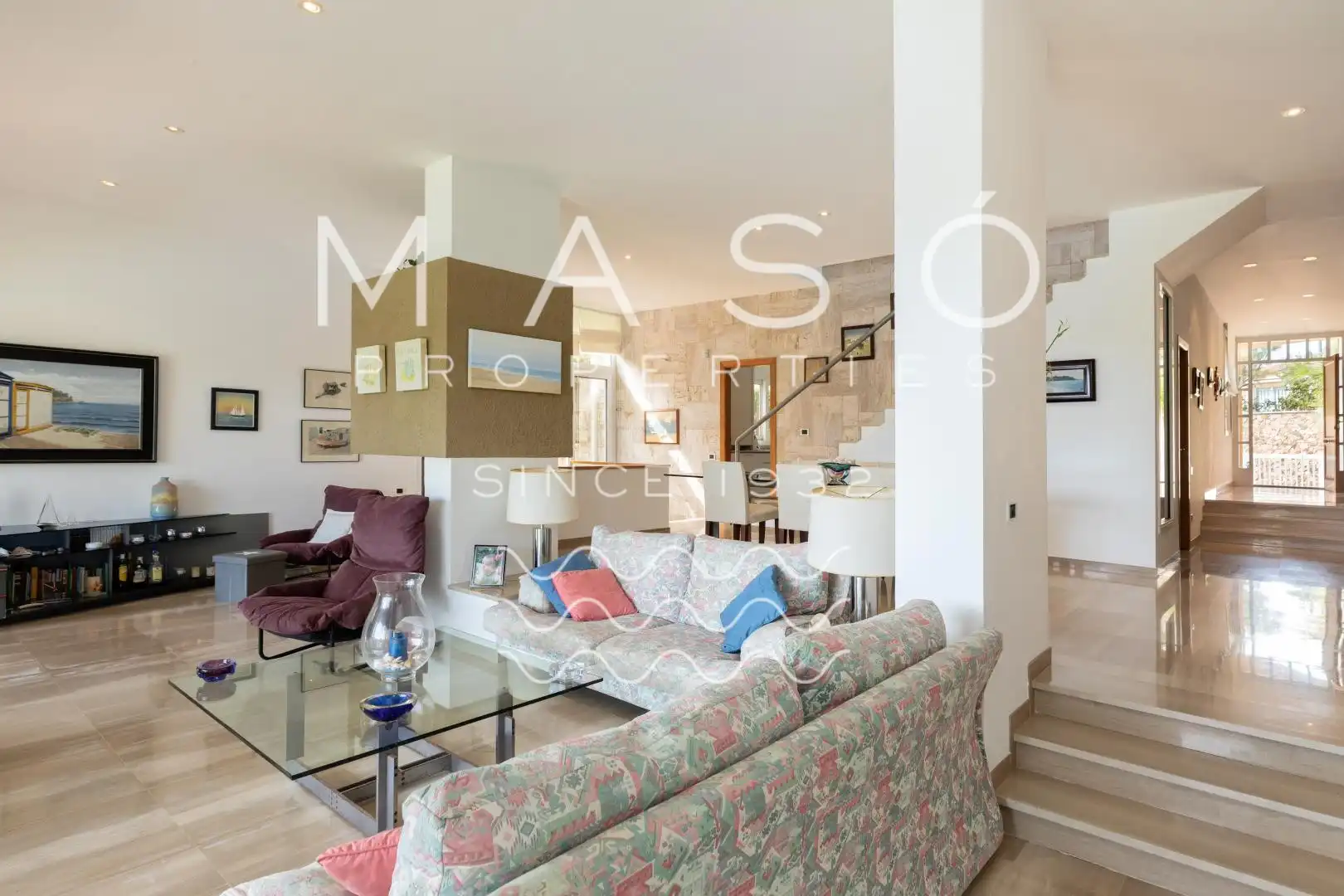 Sala de estar de Casa o chalet en venta en Castell d'Aro, Platja d'Aro i s'Agaró con Calefacción, Jardín privado y Terraza