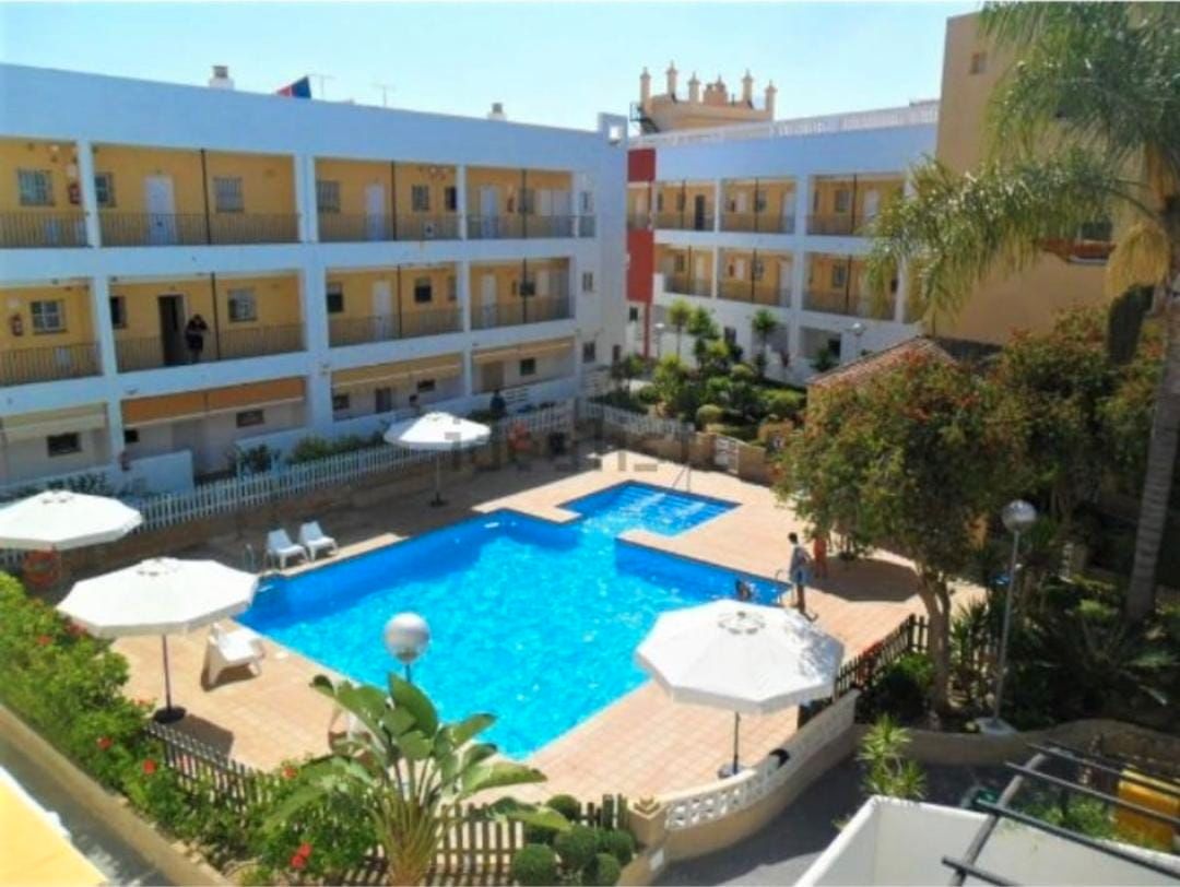 Swimming pool of Planta baja to rent in Rota  with Air Conditioner, Terrace and Furnished