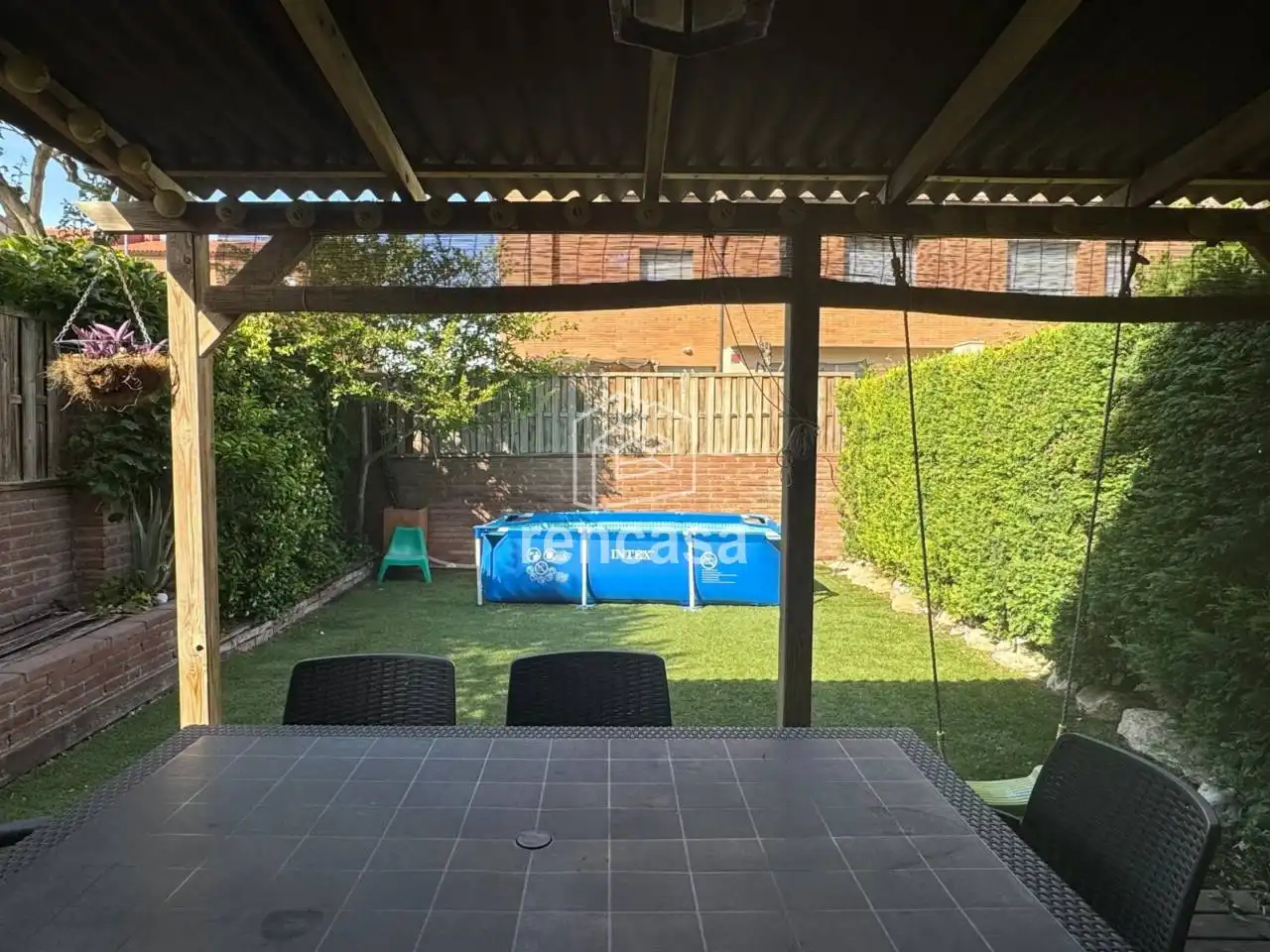 Terraza de Casa adosada en venta en Artesa de Lleida con Aire acondicionado, Calefacción y Jardín privado
