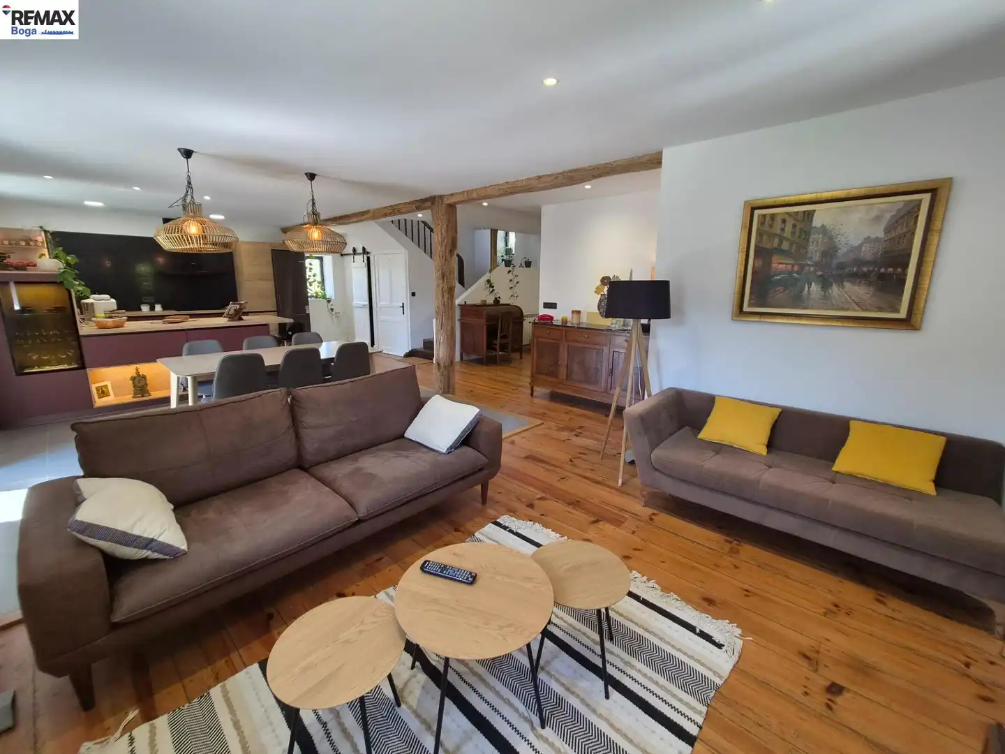 Sala d'estar de Casa o xalet en venda en Berastegi amb Calefacció, Jardí privat i Terrassa