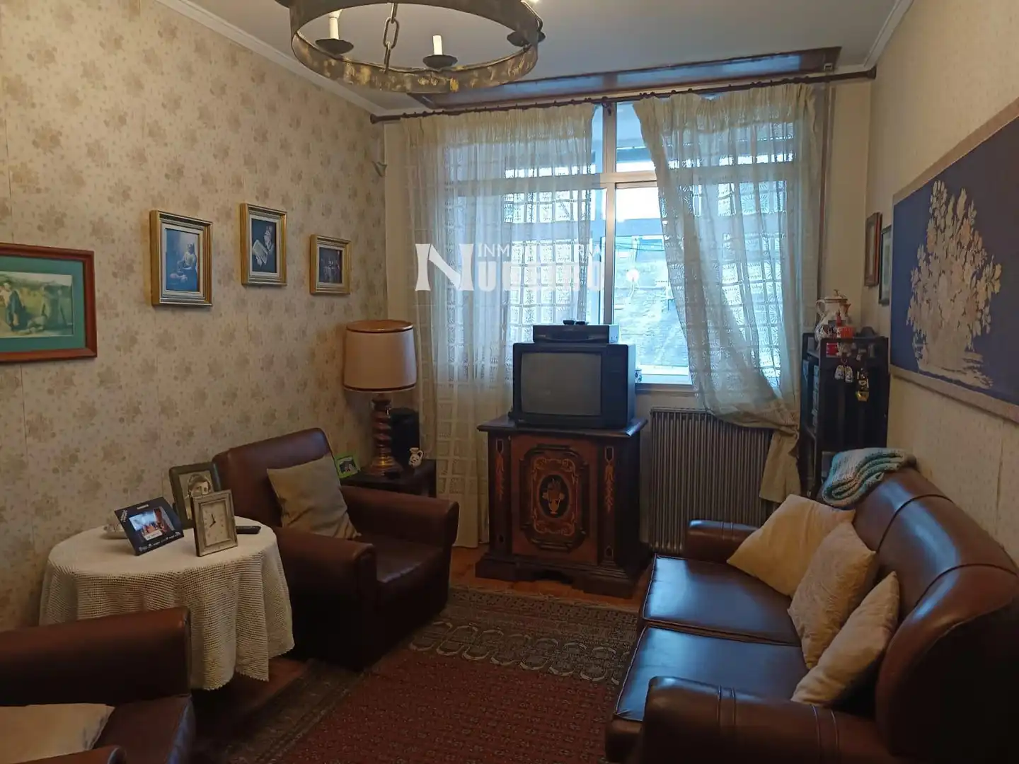 Sala de estar de Piso en venta en Lugo con Calefacción, Terraza y Amueblado