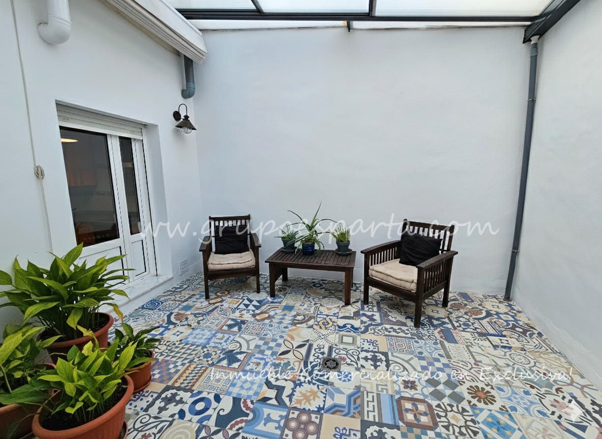 Terraza de Casa adosada en venta en Sanlúcar la Mayor con Terraza y Horno