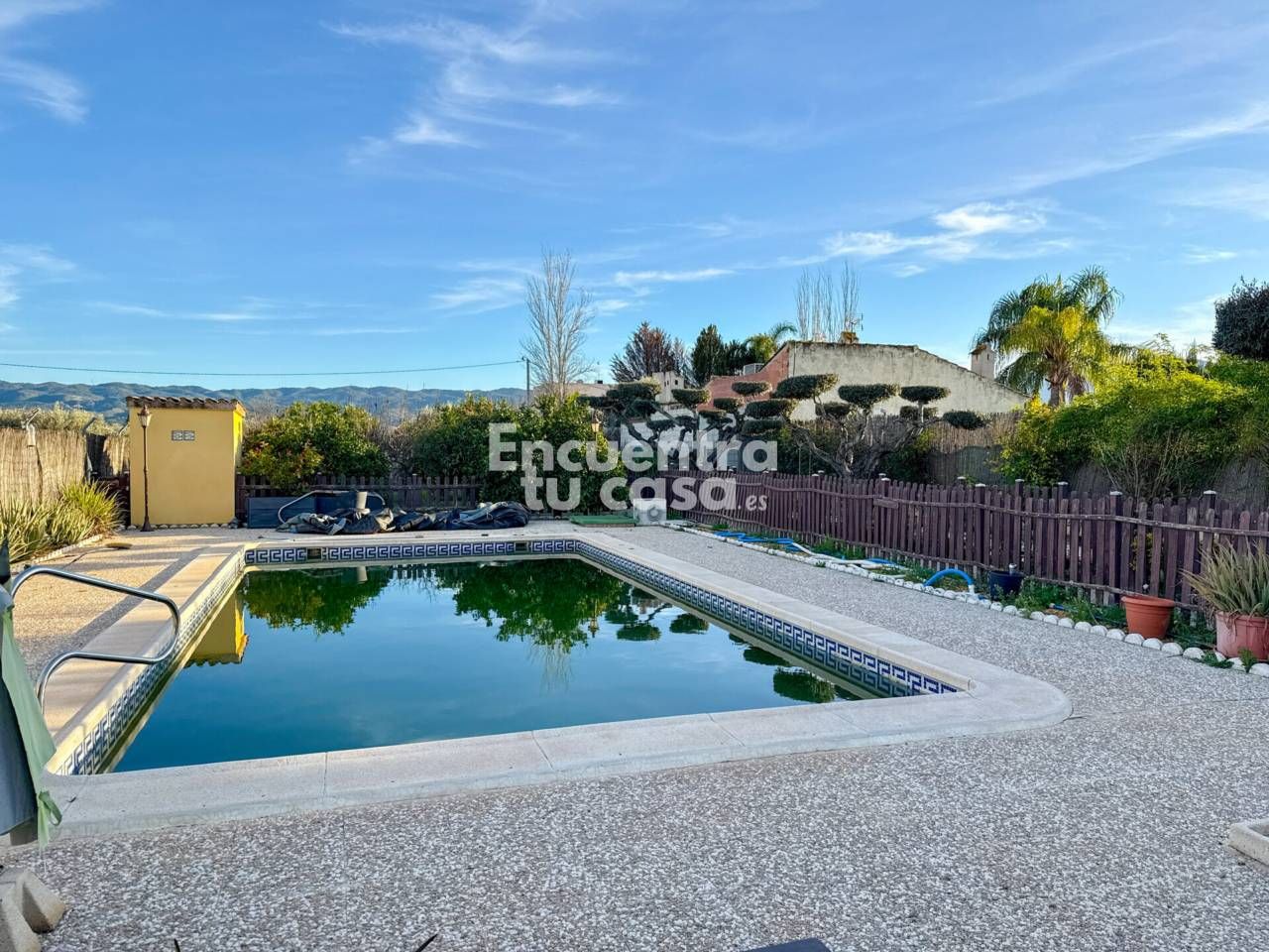Swimming pool of Country homes for sale in  Murcia Capital  with Private garden and Swimming Pool