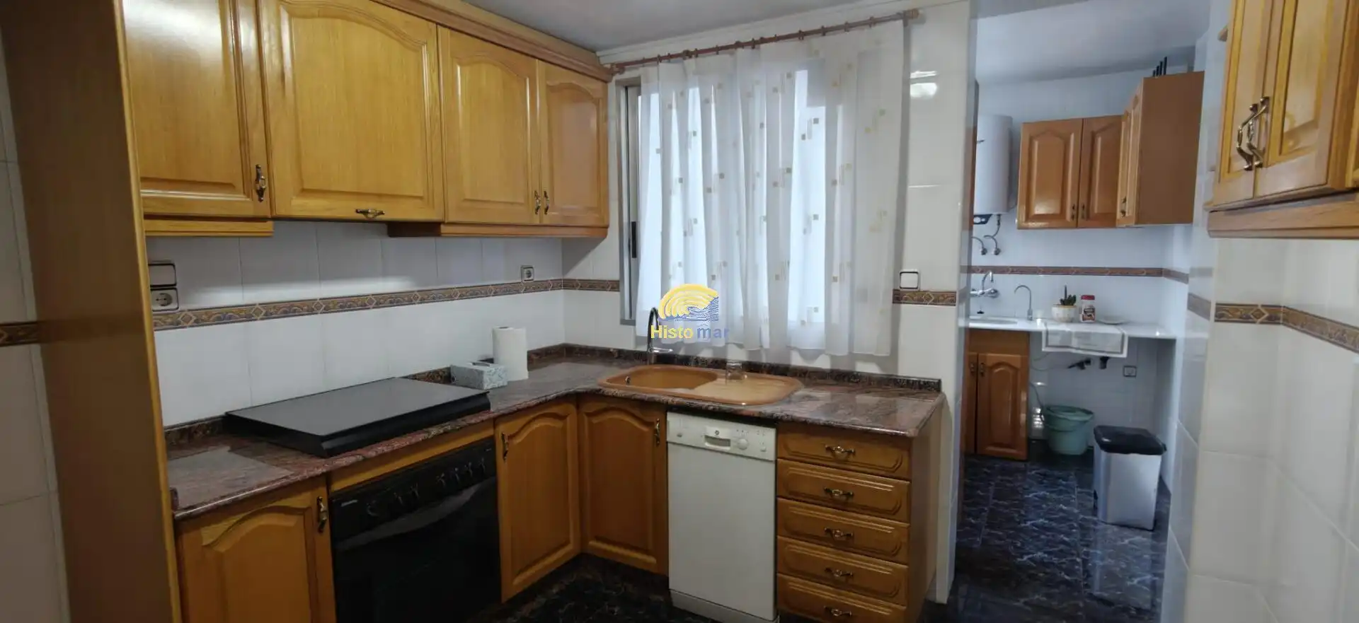 Küche von Wohnung zum Verkauf in Sagunto / Sagunt mit Klimaanlage, Abstellraum und Balkon