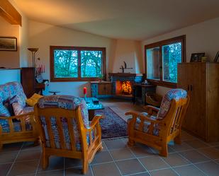 Living room of Country house for sale in Vallfogona de Ripollès  with Heating, Furnished and Oven