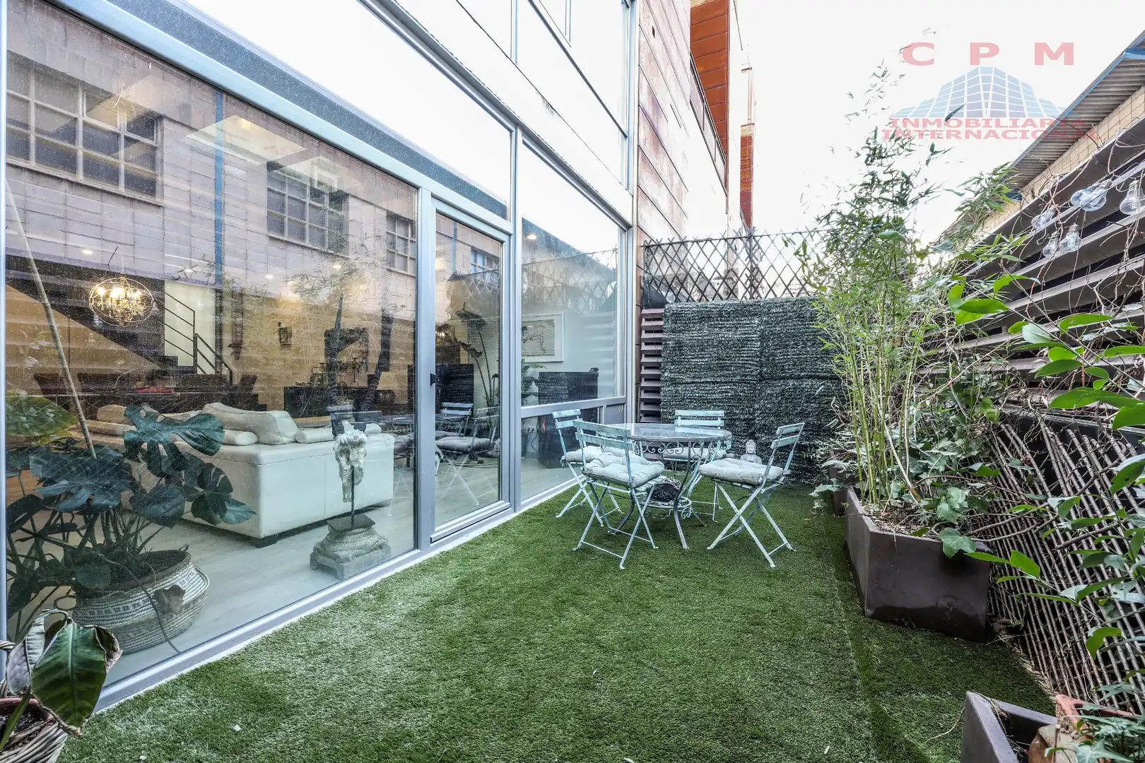 Terraza de Dúplex de alquiler en Alcobendas con Aire acondicionado, Calefacción y Jardín privado
