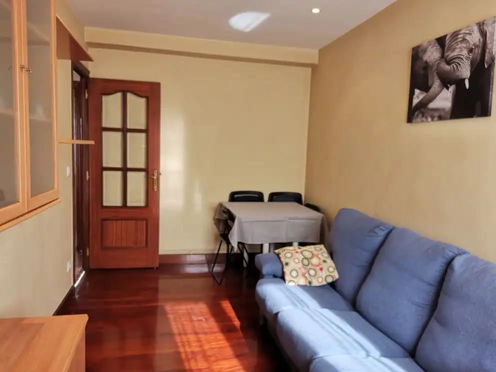 Sala de estar de Piso de alquiler en Pasaia con Calefacción, Parquet y Amueblado