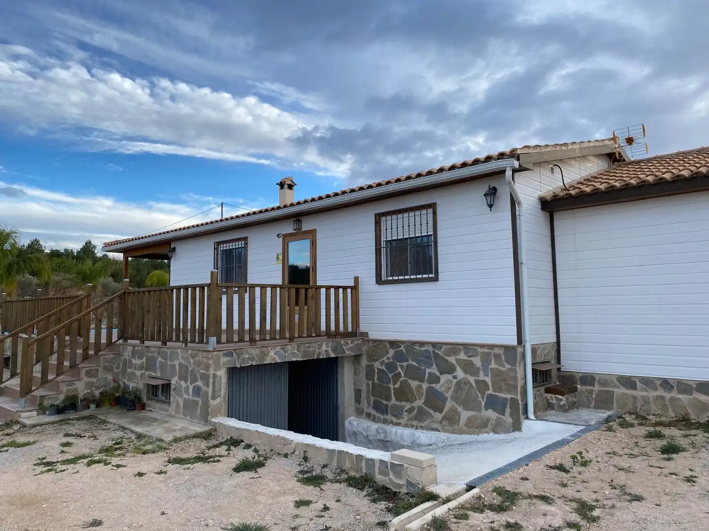 Vista exterior de Finca rústica en venda en Pliego amb Jardí privat, Terrassa i Traster