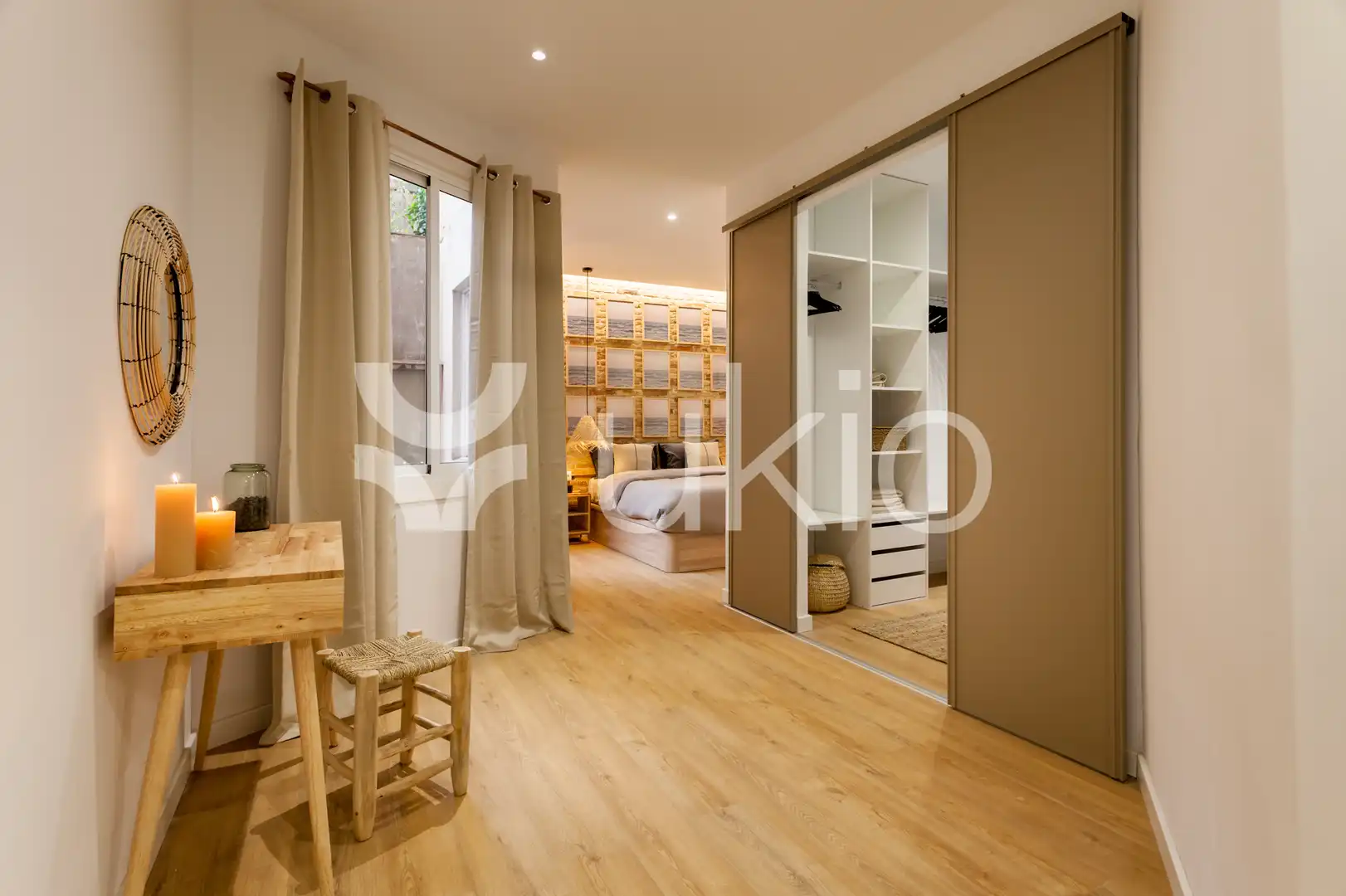 Bedroom of Apartments for rent in Barcelona  with Air Conditioner, Heating and Furnished