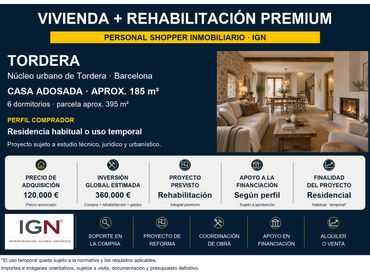 Terraced house with garden for sale in Tordera pueblo