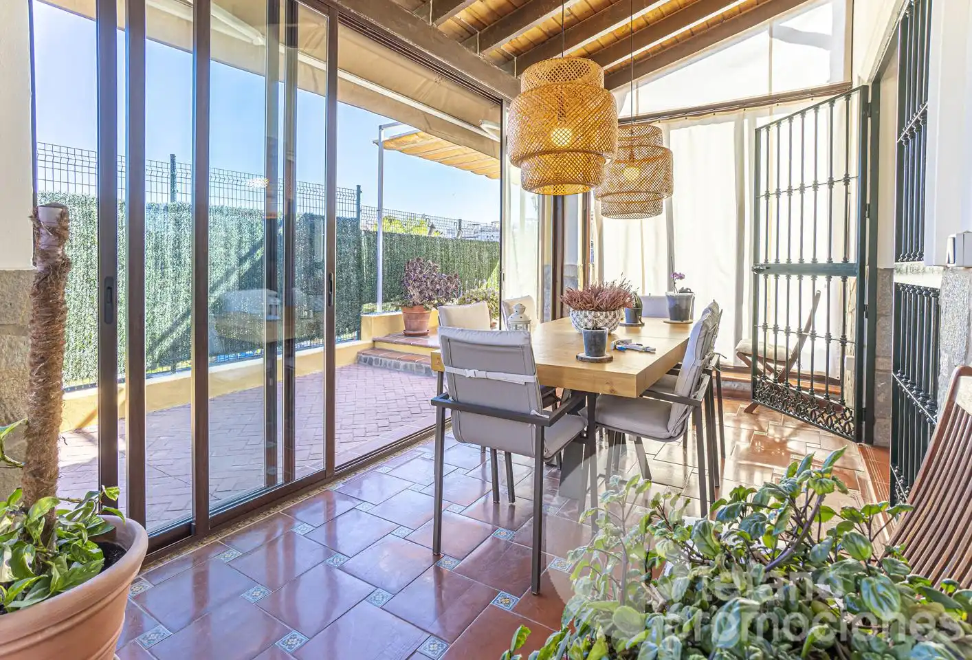 Terrassa de Casa o xalet en venda en Málaga amb Aire condicionat, Jardí privat i Terrassa