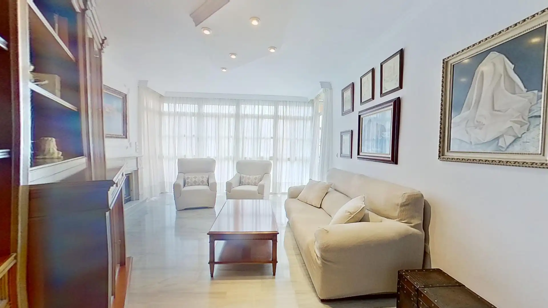Living room of Flat for sale in Málaga  with Terrace and Storage room