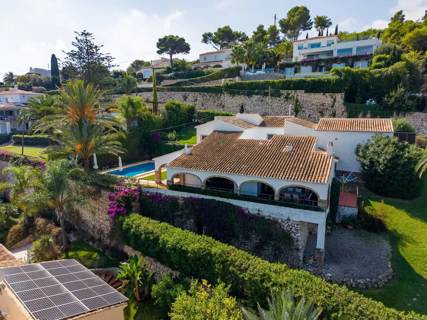 Exterior view of Houses for sale in Jávea / Xàbia  with Heating, Private garden and Terrace
