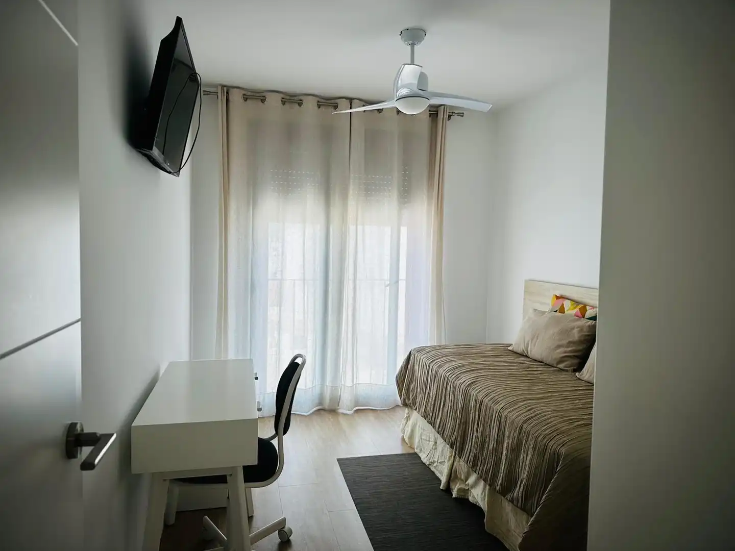 Schlafzimmer von Wohnungen zum Verkauf in Tarifa mit Klimaanlage, Heizung und Terrasse