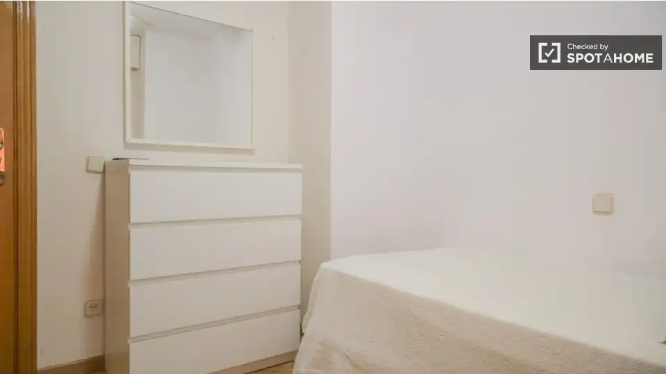 Habitación de Piso para compartir en Madrid con Aire acondicionado, Calefacción y Terraza