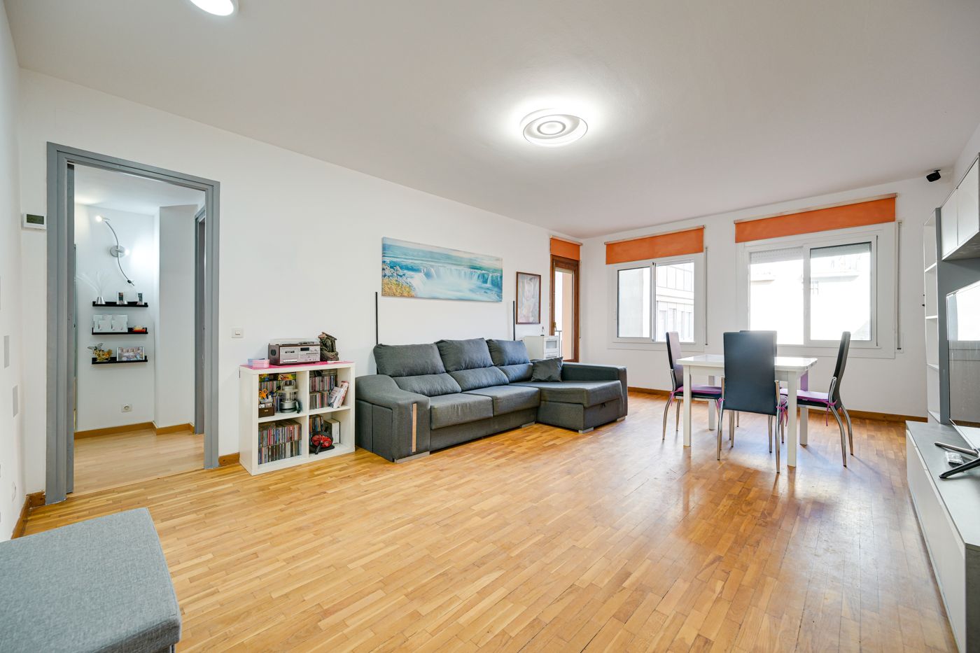 Living room of Apartment for sale in Santa Coloma de Farners