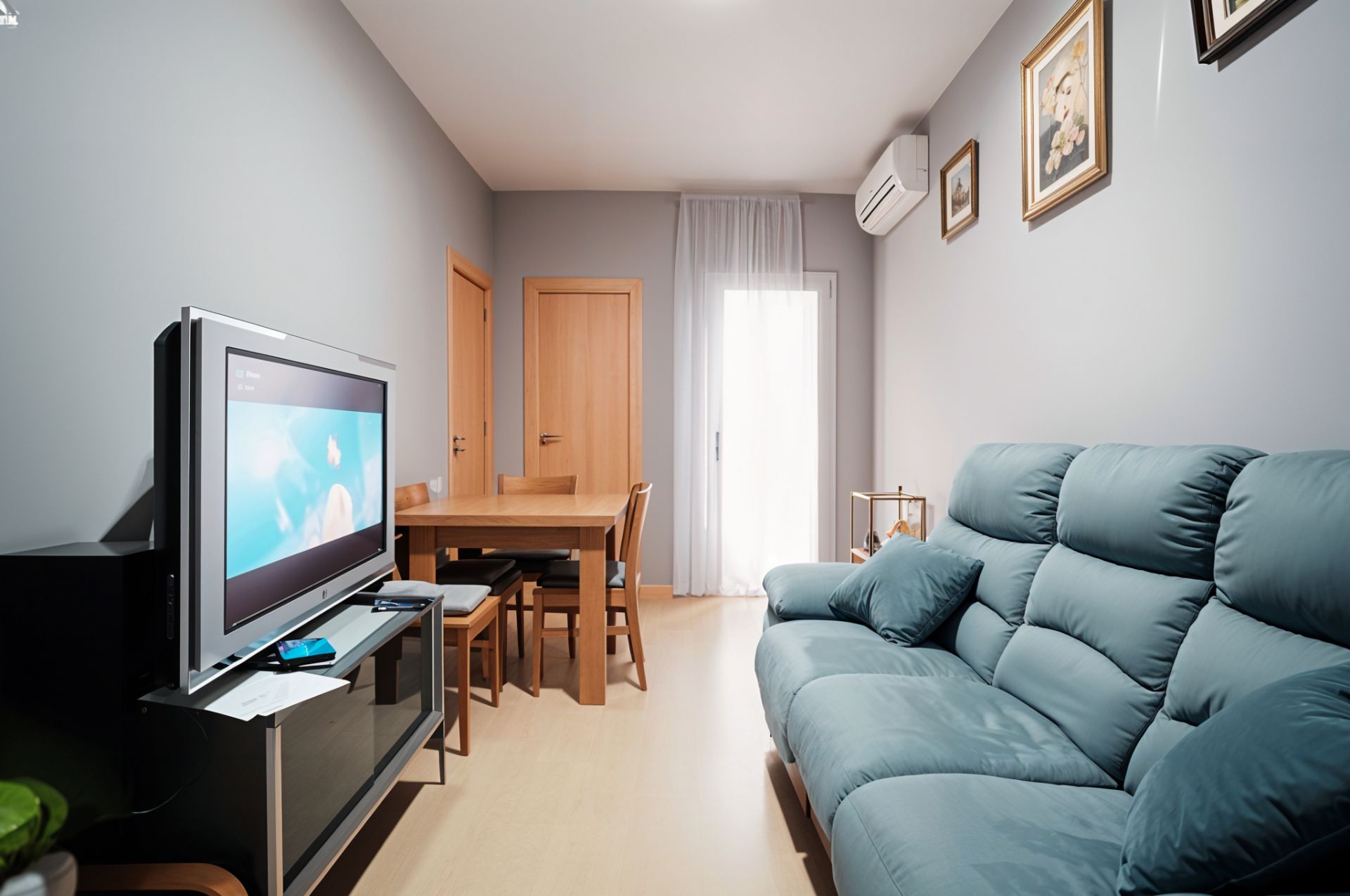 Living room of Flat for sale in  Barcelona Capital