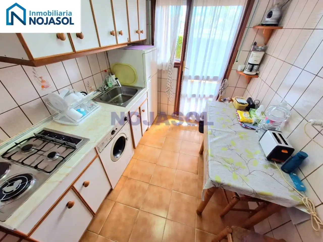 Cocina de Apartamento en venta en Noja con Terraza, Amueblado y Balcón