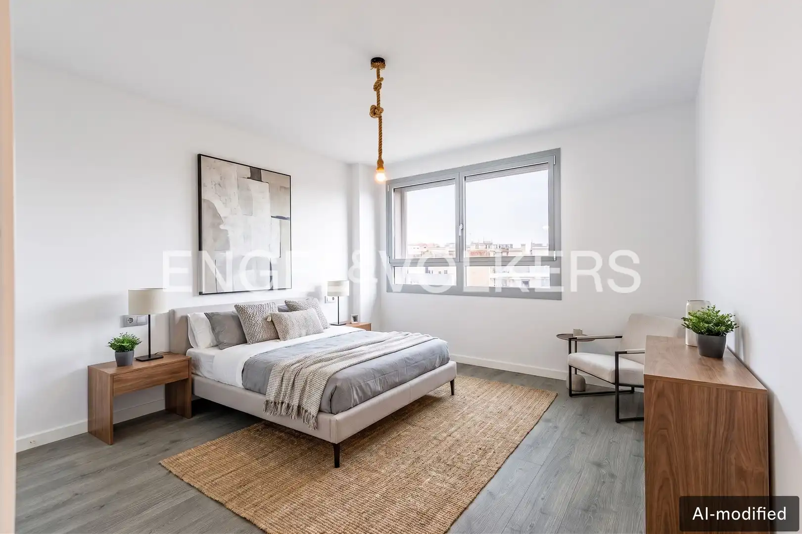 Bedroom of Attic for sale in Sabadell  with Air Conditioner, Heating and Parquet flooring