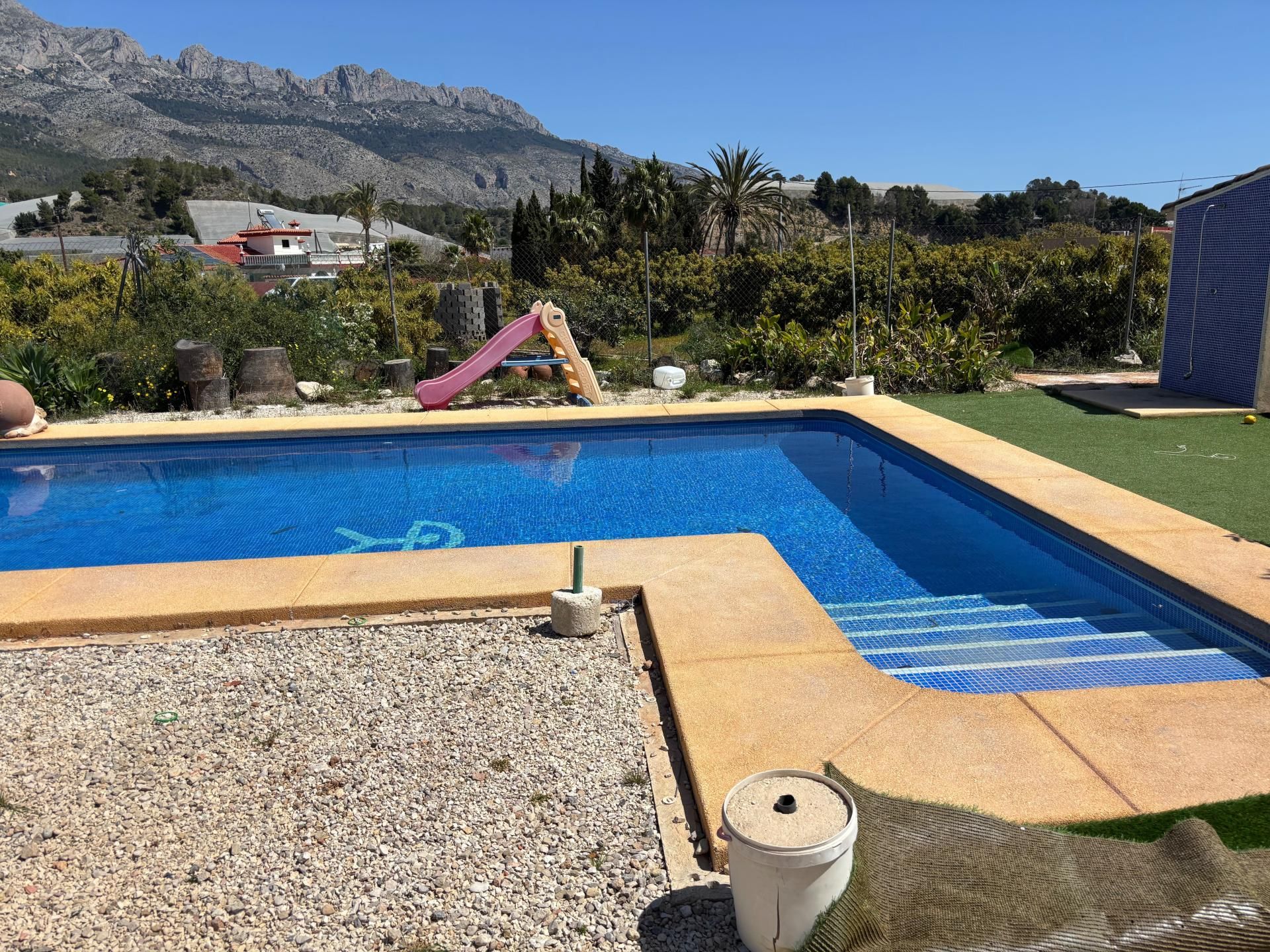Swimming pool of Country house for sale in Callosa d'en Sarrià  with Heating and Swimming Pool