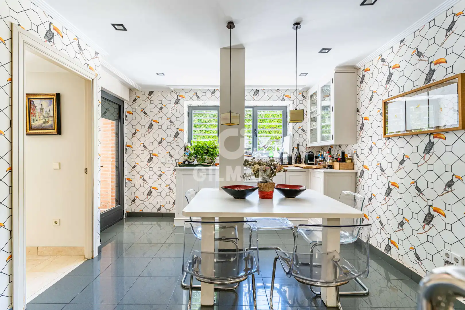 Kitchen of Detached homes for sale in Madrid  with Heating, Private garden and Swimming Pool