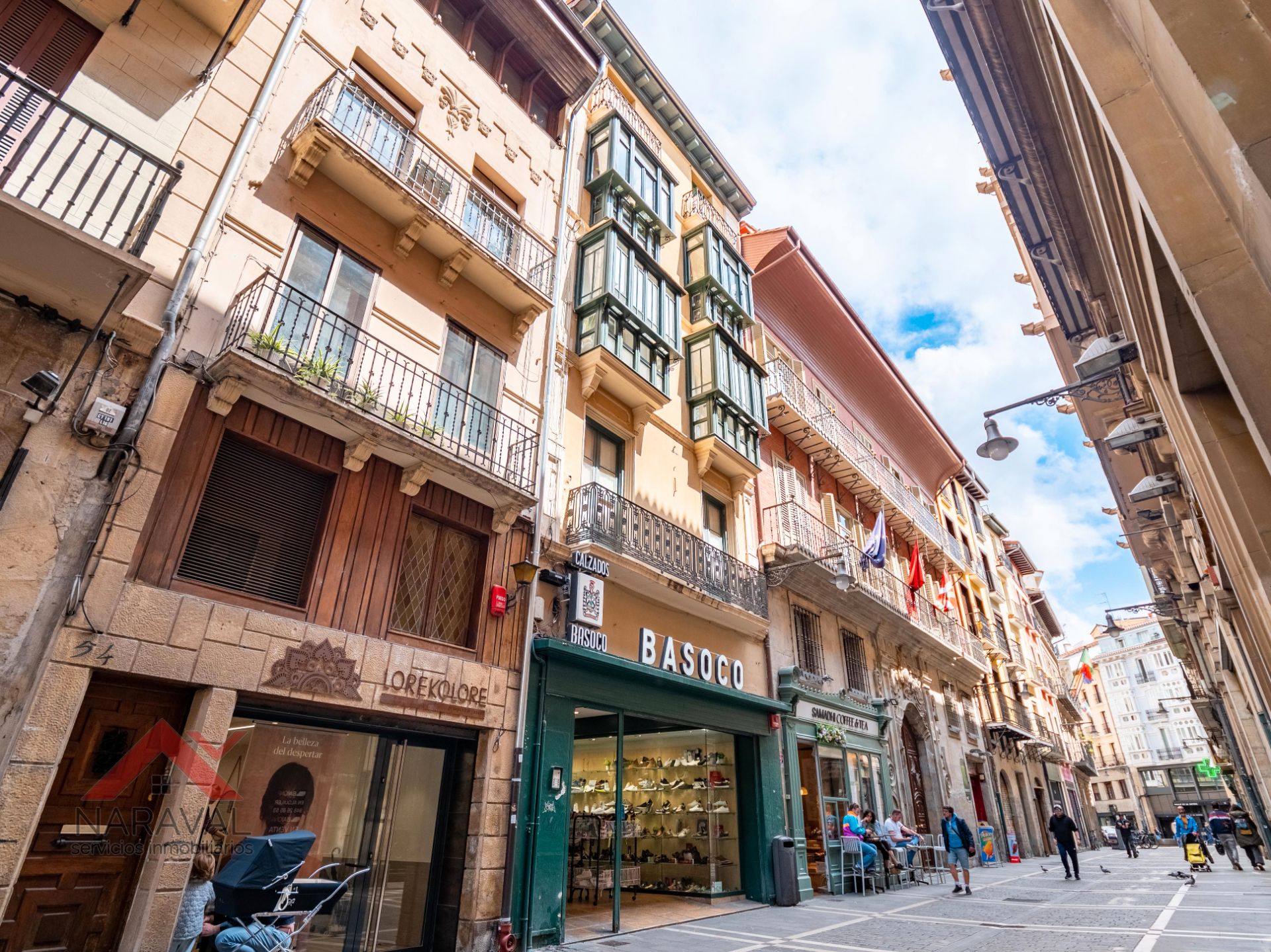 Exterior view of Flat for sale in  Pamplona / Iruña  with Terrace and Balcony