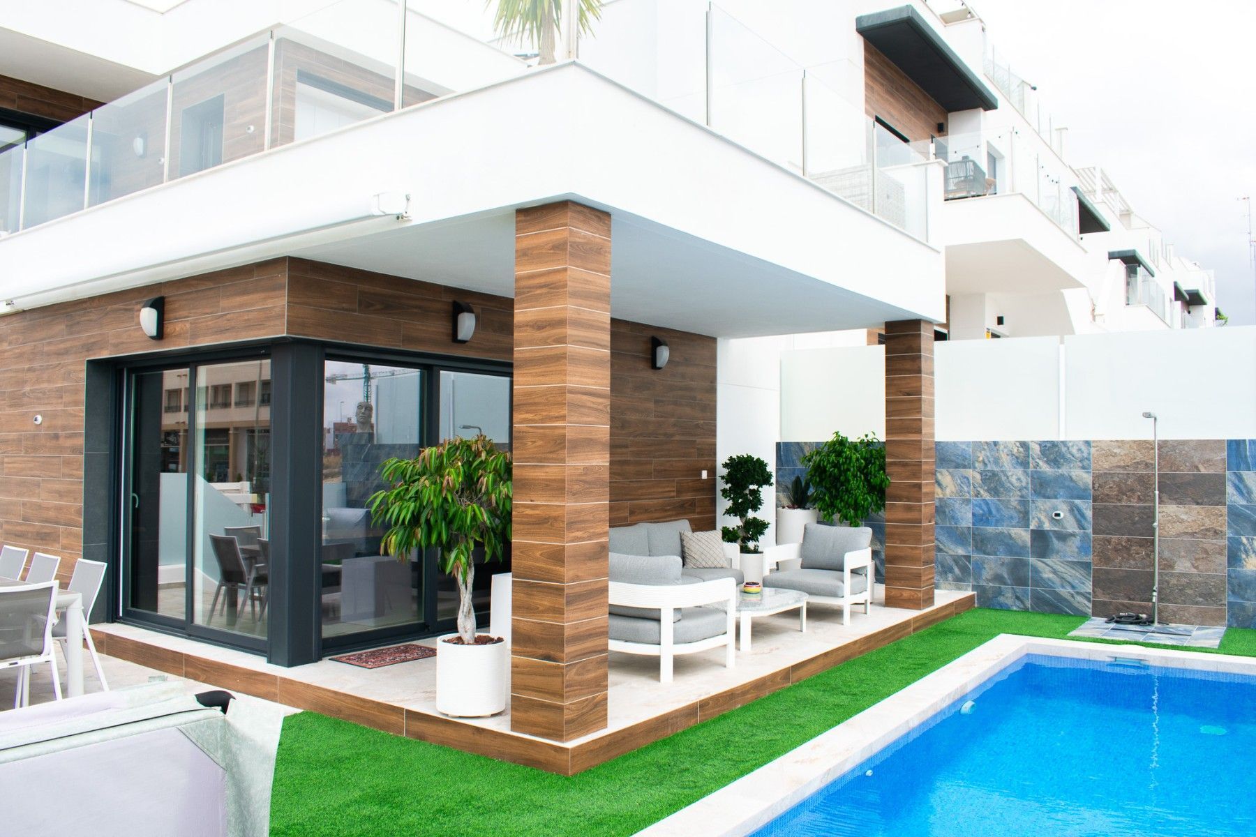 Terrace of House or chalet for sale in Orihuela  with Air Conditioner, Heating and Private garden