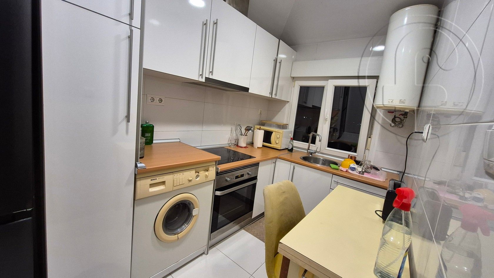 Cocina de Piso de alquiler en Santander con Calefacción, Parquet y Amueblado