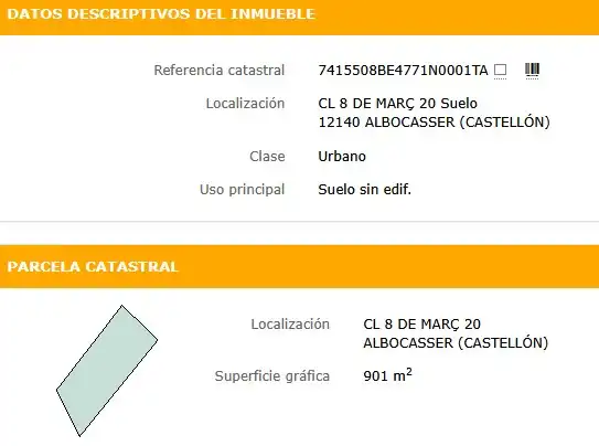 Exterior view of Buildings for sale in Albocàsser