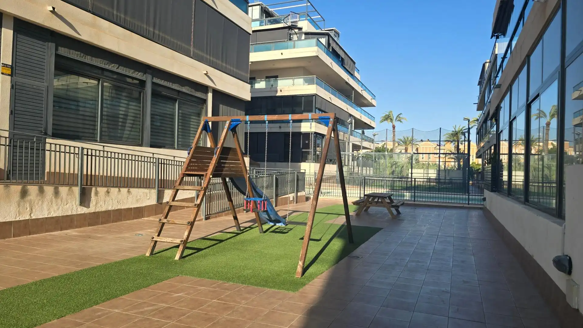 Terrasse von Wohnung zum Verkauf in Elche / Elx mit Klimaanlage, Parkett und Terrasse