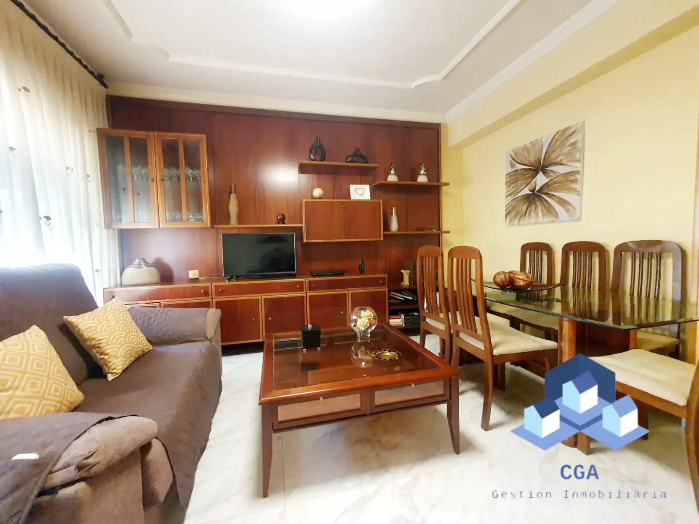 Living room of Flat for sale in Lorca  with Storage room, Furnished and Oven