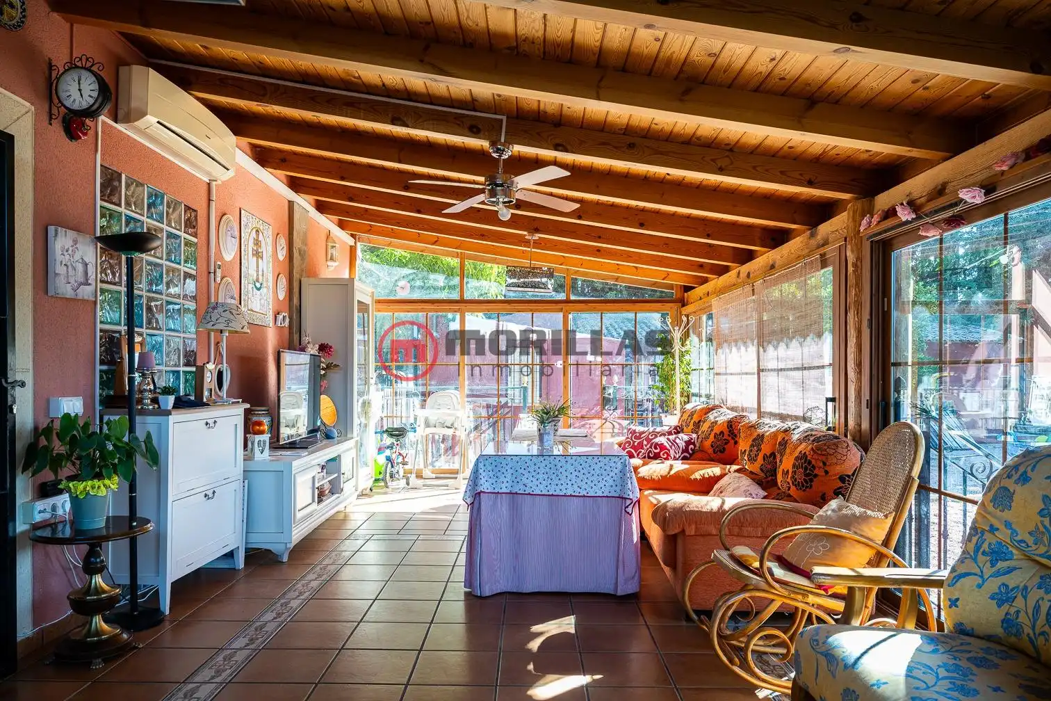 Garden of Houses for sale in Caravaca de la Cruz  with Air Conditioner, Terrace and Swimming Pool