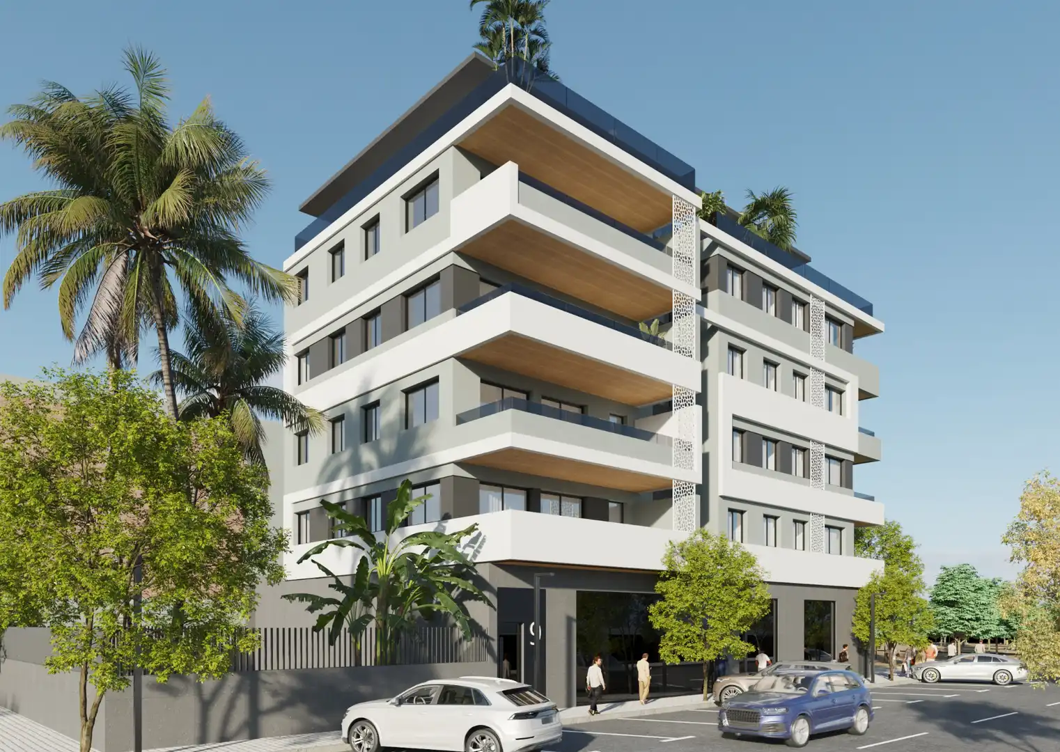 Exterior view of Flat for sale in Elche / Elx  with Air Conditioner, Heating and Parquet flooring