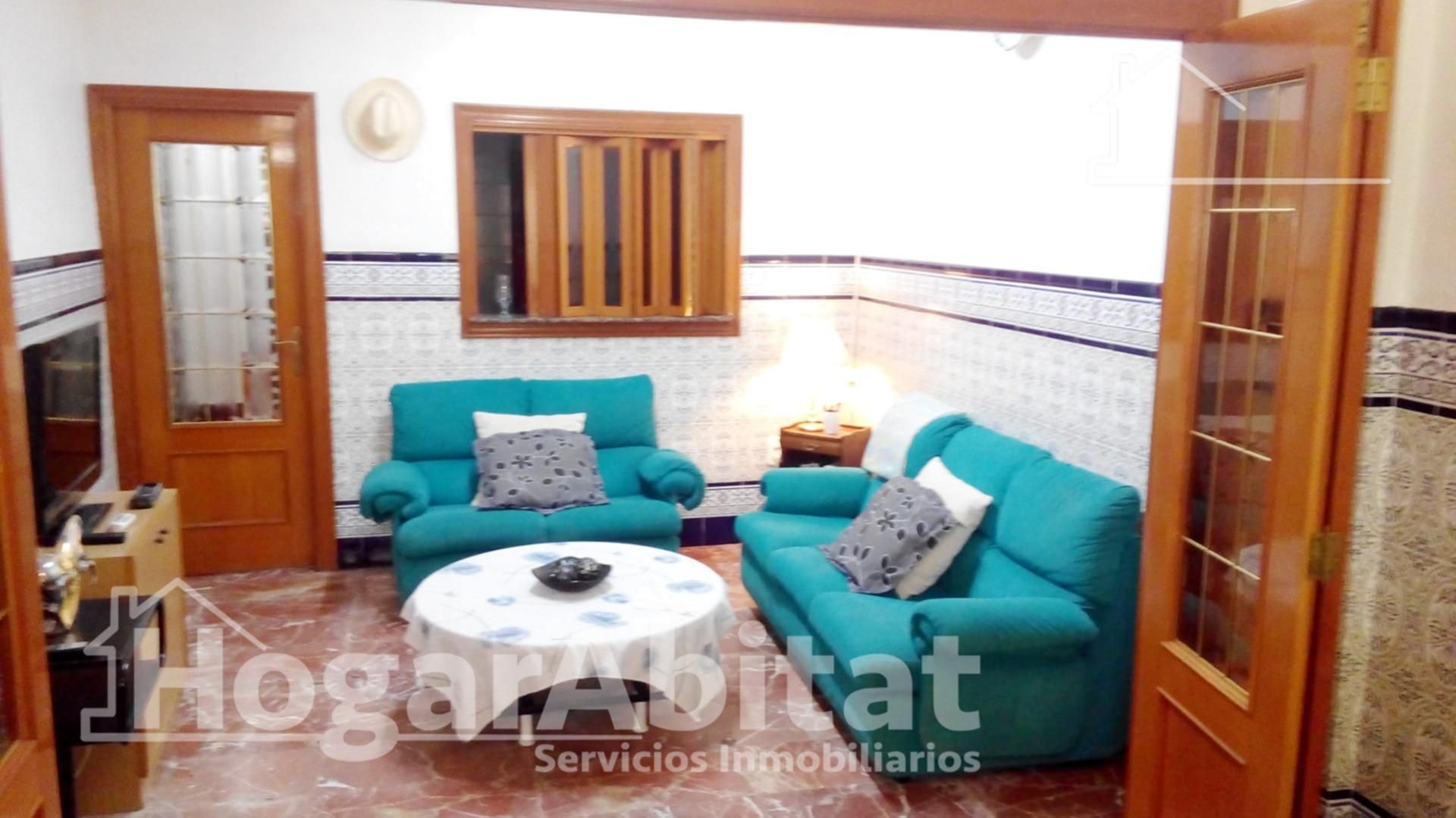 Living room of Flat for sale in Alcàsser  with Air Conditioner, Terrace and Storage room