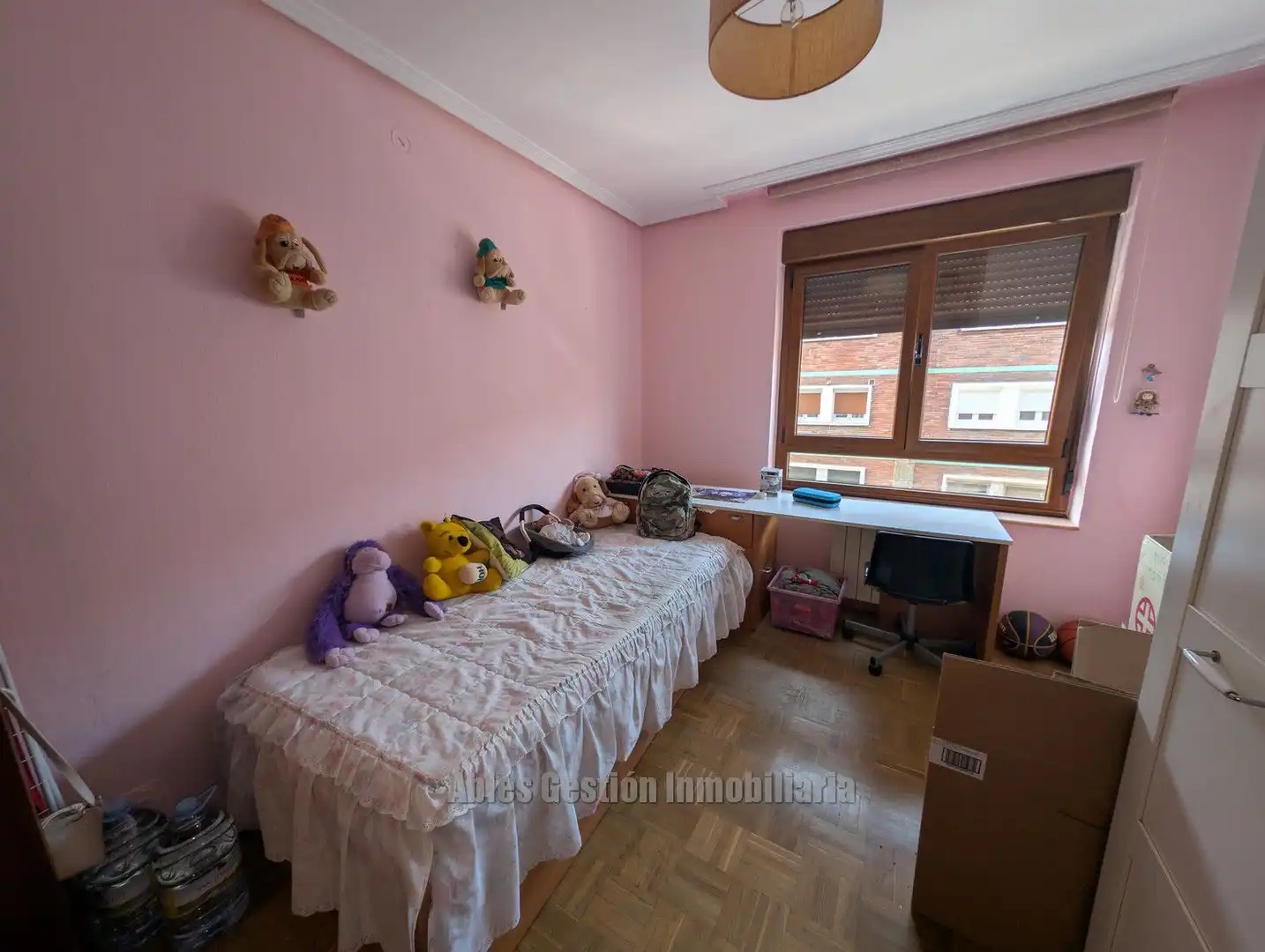 Schlafzimmer von Wohnung zum Verkauf in Mieres (Asturias) mit Heizung, Parkett und Abstellraum
