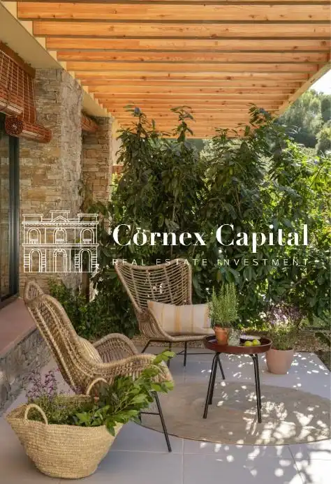 Exterior view of Detached homes for rent in Regencós  with Air Conditioner, Heating and Private garden