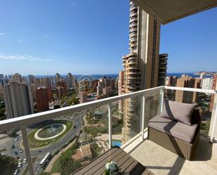 Terrassa de Apartament de lloguer en Benidorm amb Aire condicionat i Terrassa