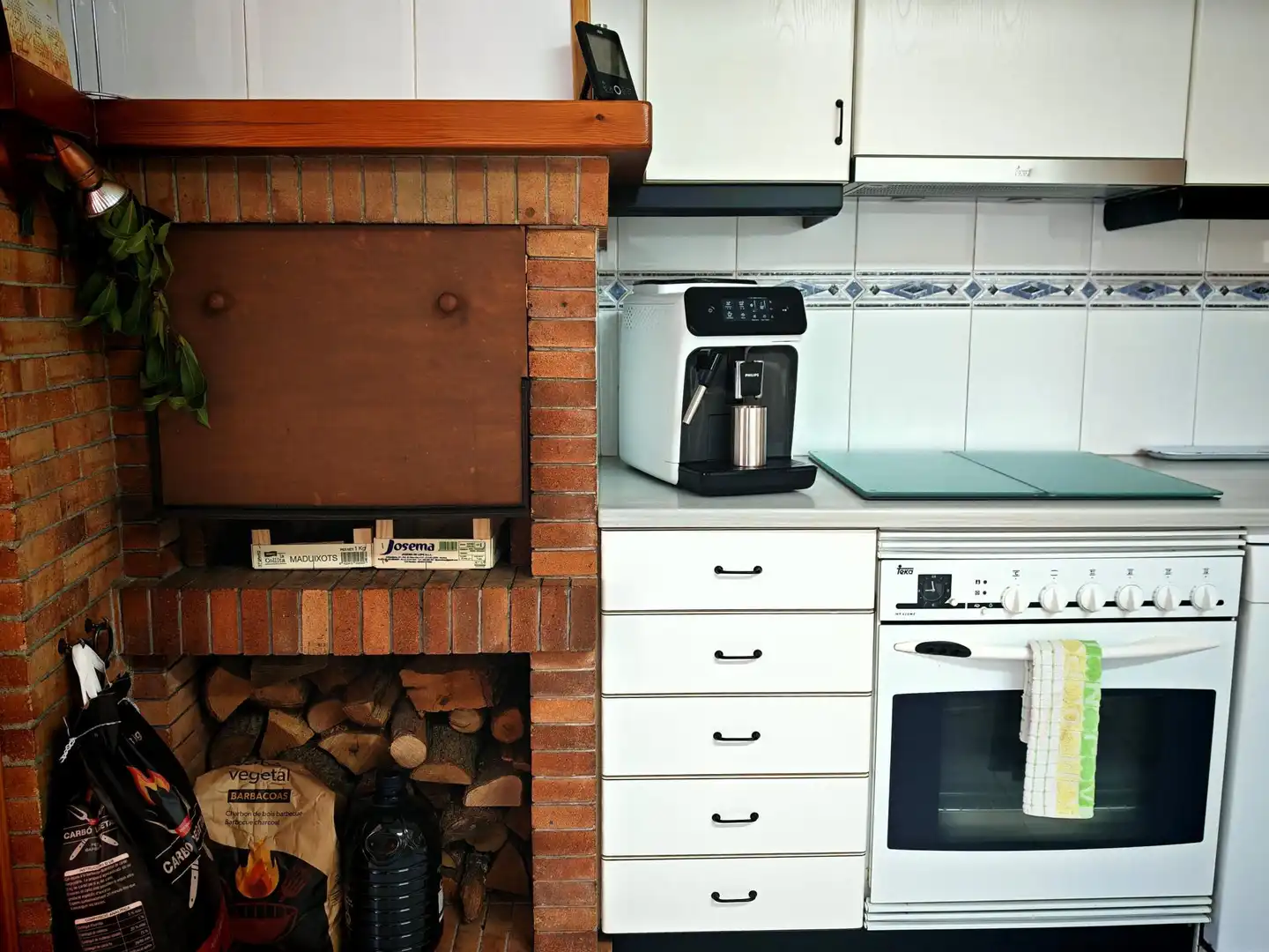 Cocina de Casa o chalet en venta en Breda con Aire acondicionado, Calefacción y Terraza