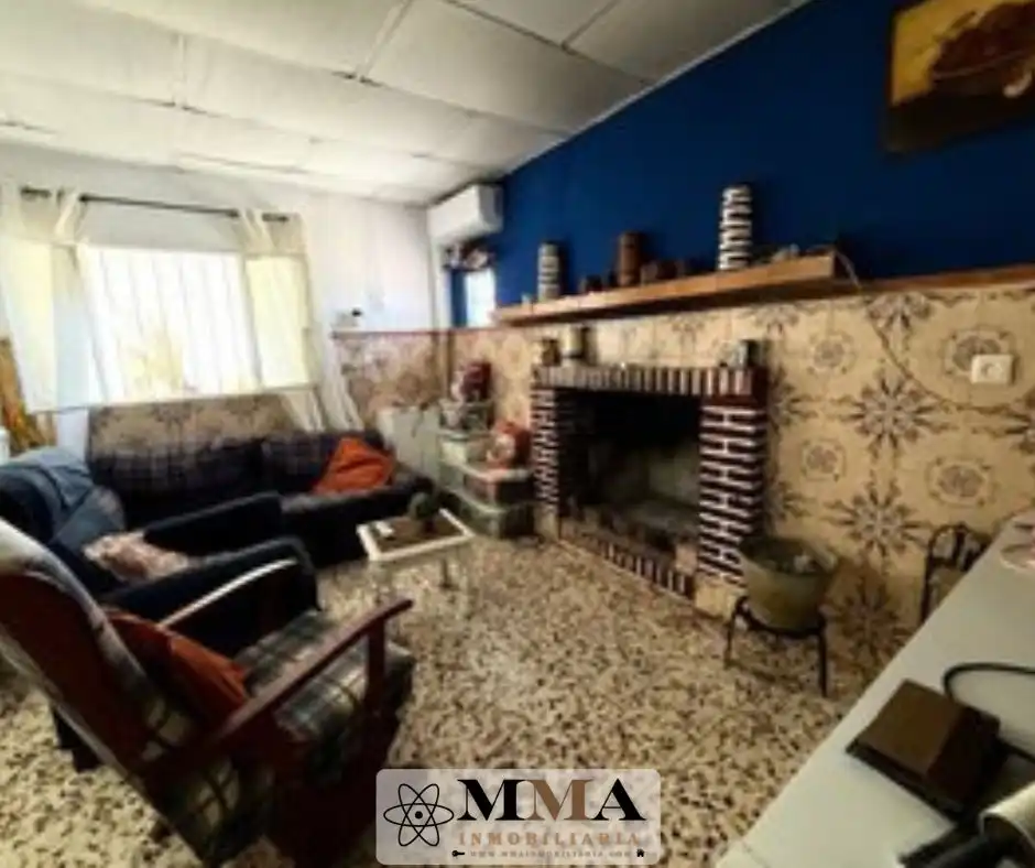 Sala de estar de Finca rústica en venta en Gibraleón con Aire acondicionado, Terraza y Piscina