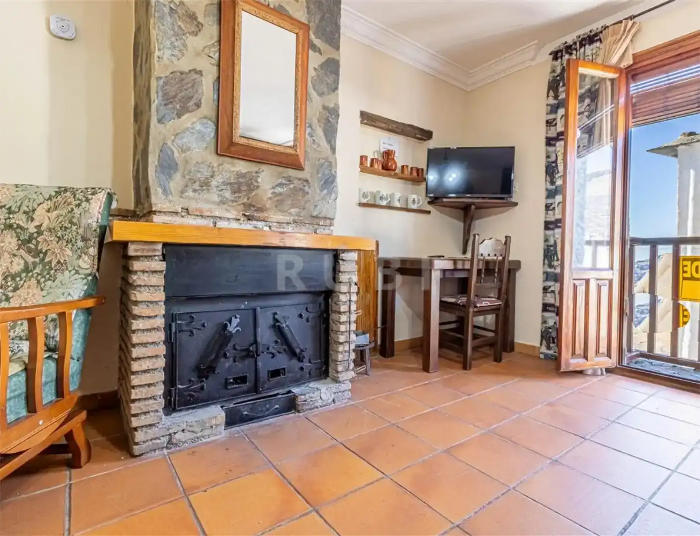 Living room of Apartments for sale in Bubión  with Private garden, Swimming Pool and Furnished