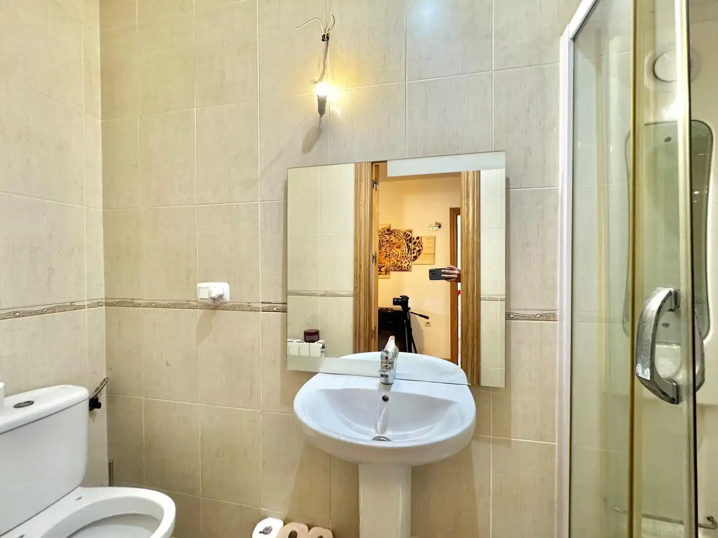 Baño de Ático en venta en Churriana de la Vega con Aire acondicionado, Calefacción y Terraza